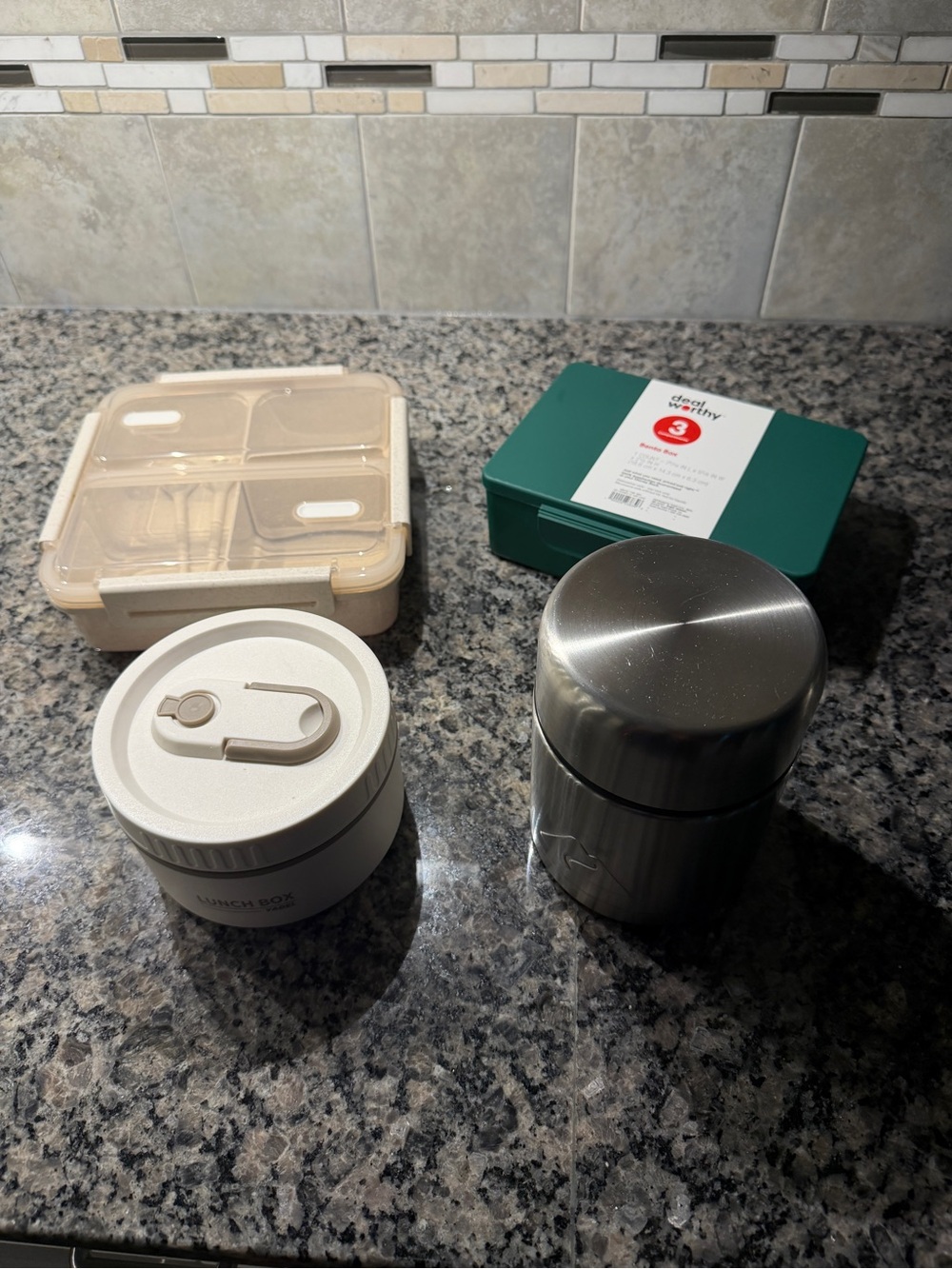 Bento Box & Thermos Lot
